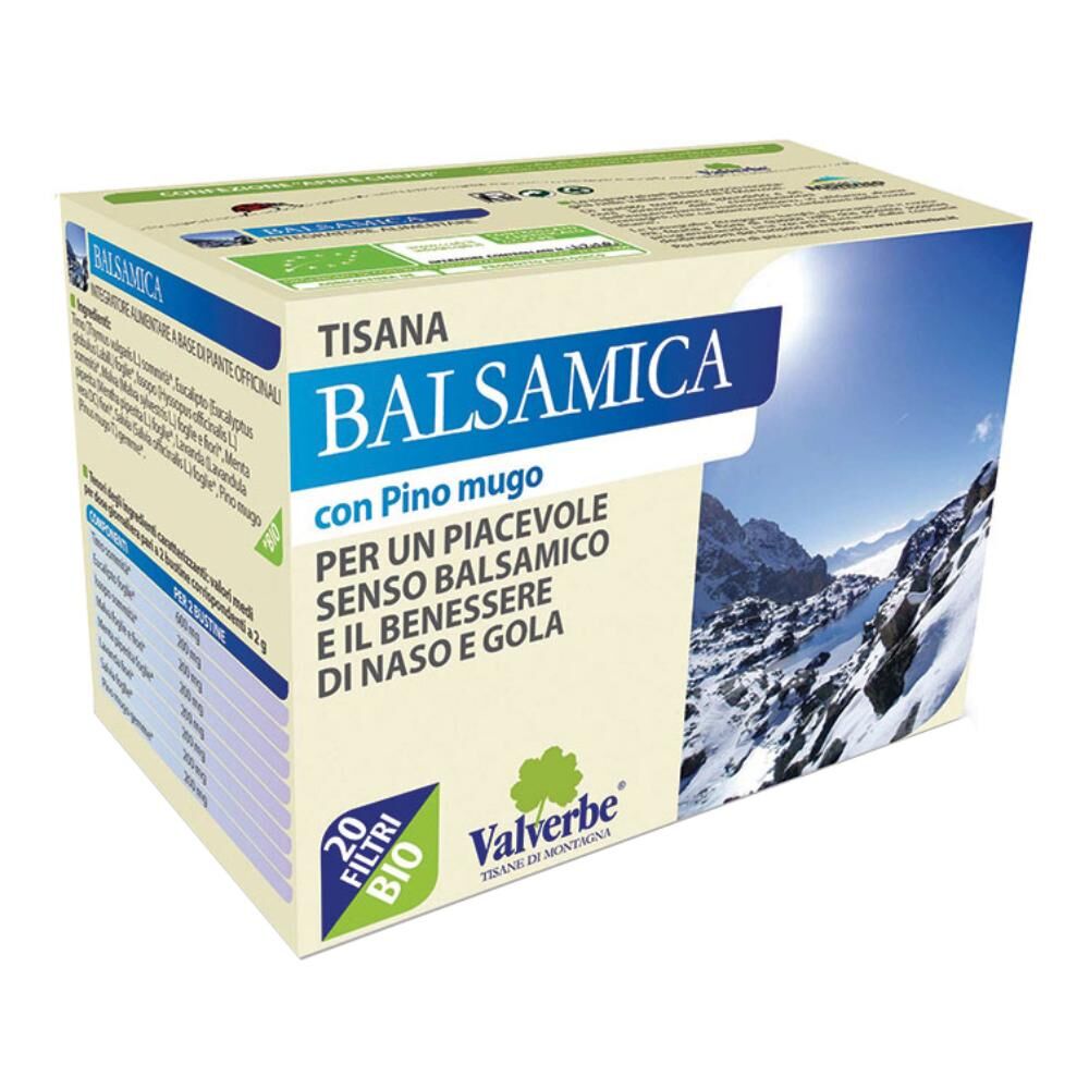 Biotobio Srl Valverbe Tisana Balsamica Biologica 20 Filtri da 1 g