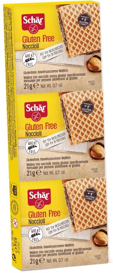 SCHAR-SNACK NOCCIOLI 3X21G