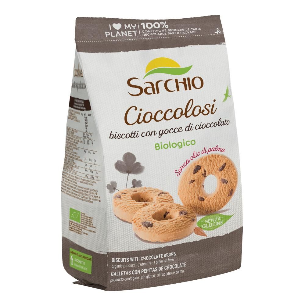 Sarchio Spa SARCHIO Biscotti Cioccolosi 200g S/G