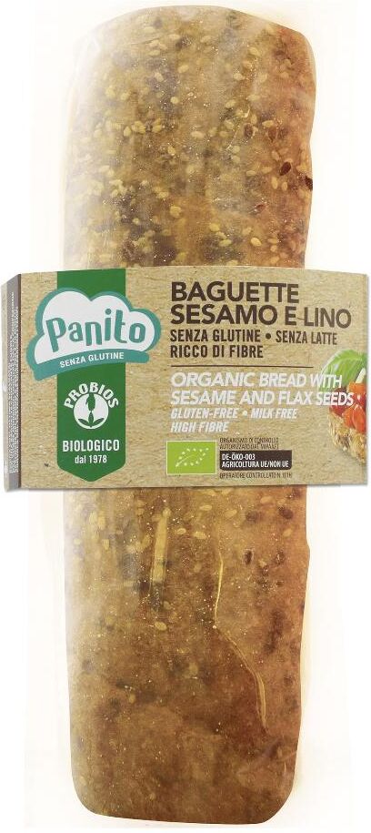 Probios Spa Societa' Benefit PANITO Baguette Semi Sesamo Lino 160g