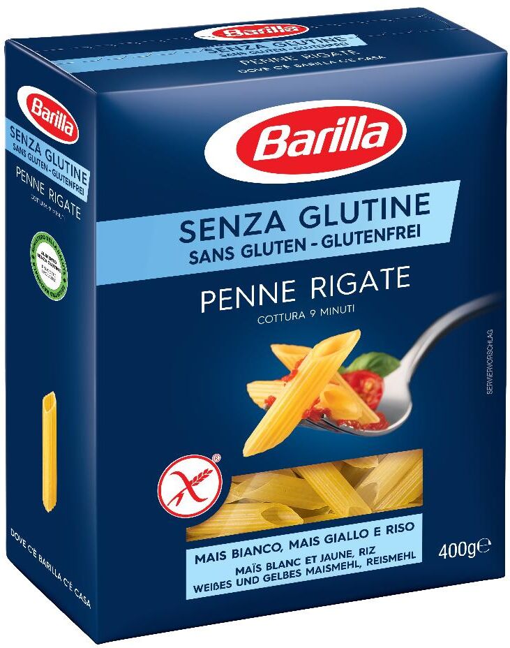 Barilla G. E R. Fratelli Spa BARILLA Pasta Penne Rigate S/G 400g