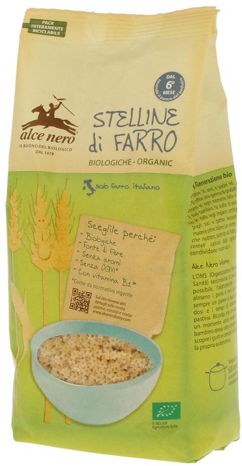 Alce Nero Spa ALCE NERO Stelline Farro Bio 500g