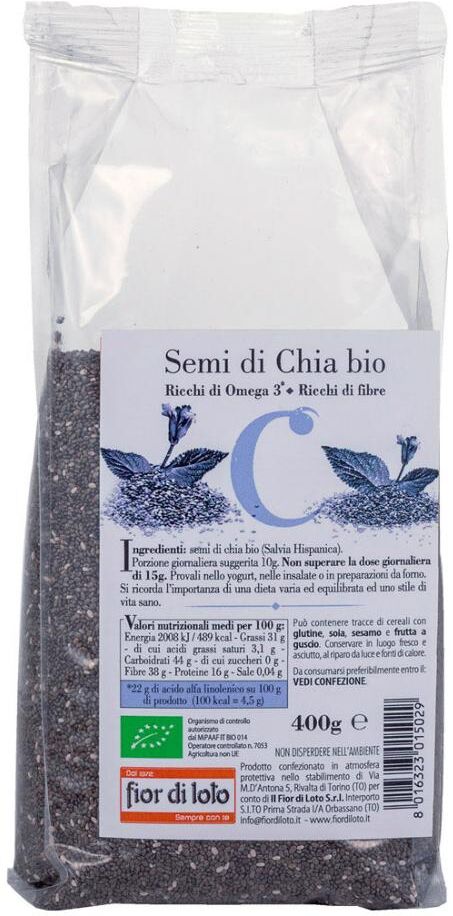 Biotobio Srl SEMI CHIA BIO 400G FDL