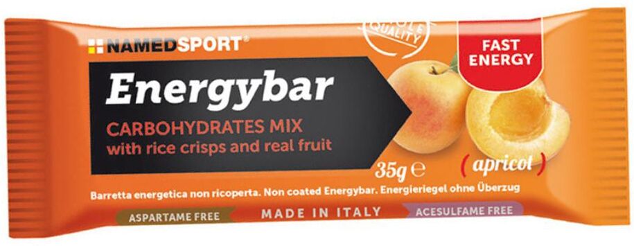 Namedsport Srl Named Sport Energybar Barretta Albicocca 35g - Barretta Energetica alla Albicocca per una Carica di Energia Naturale