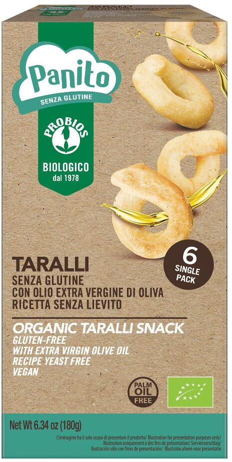 Probios Spa Societa' Benefit PANITO Taralli 180g c/olio extravergine