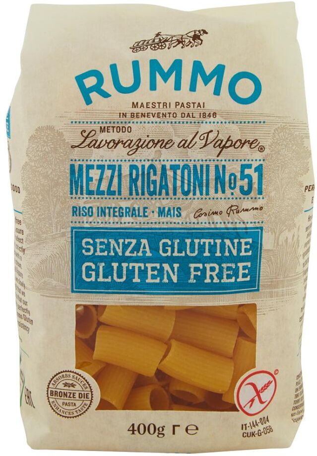 Rummo Spa RUMMO MEZZI RIGATONI N51 400G