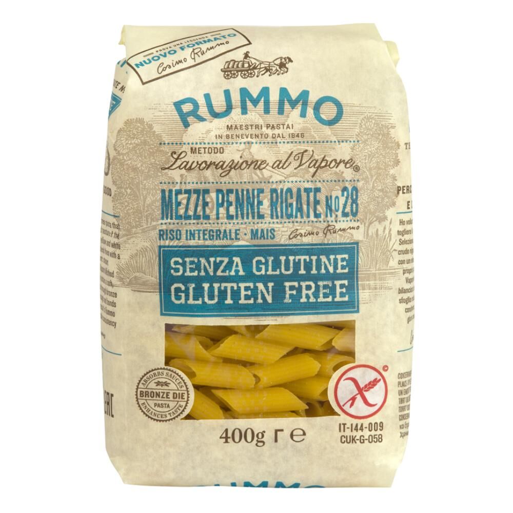 Rummo Spa RUMMO Pasta n.28 Mezze Penne Rigate 400g