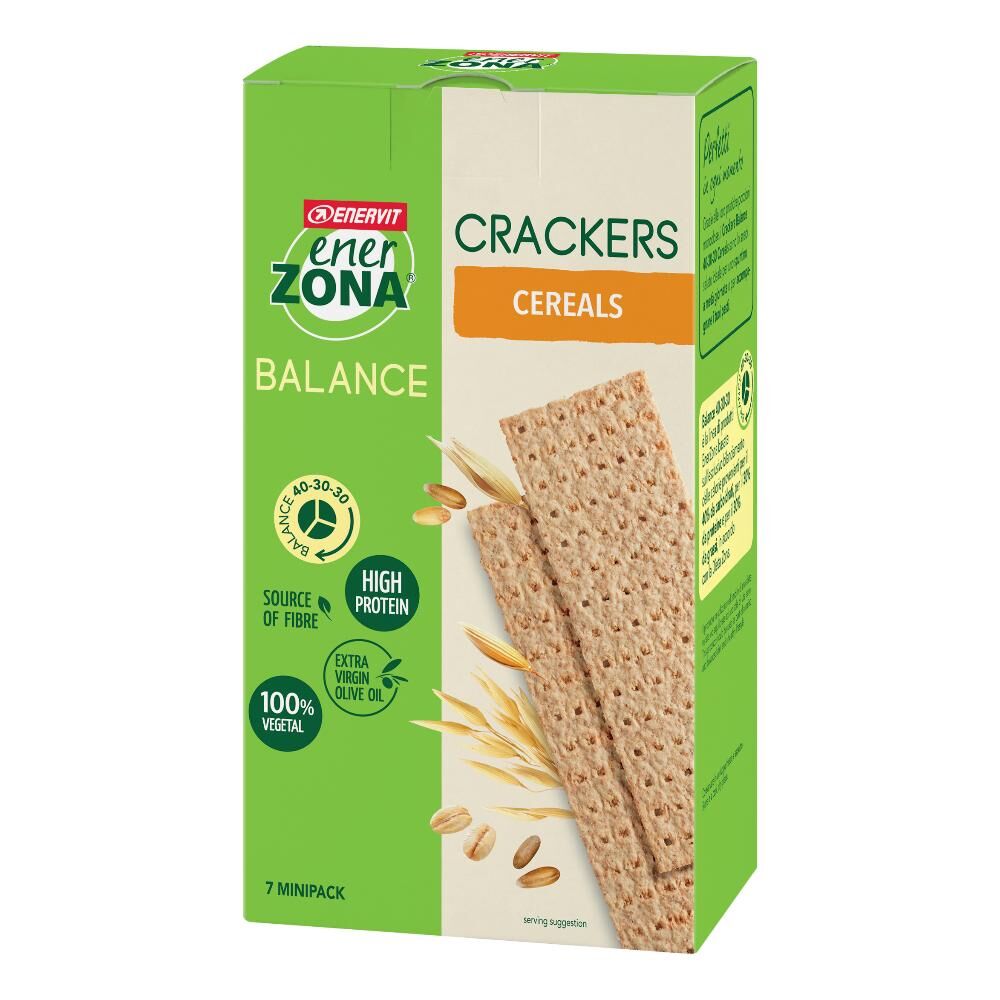 Enervit Enerzona Balance Snack Crackers Cereals 7 Minipack da 25 g