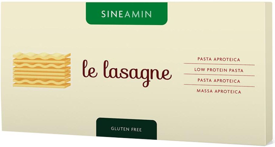 Piam Farmaceutici Spa Lasagne Sineamin senza glutine - Pasta aproteica per diete speciali