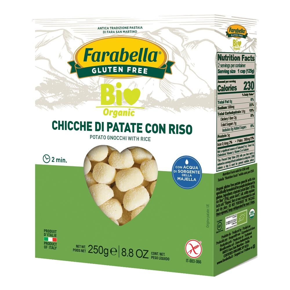 Bioalimenta Srl FARABELLA BIO Chicche Patate