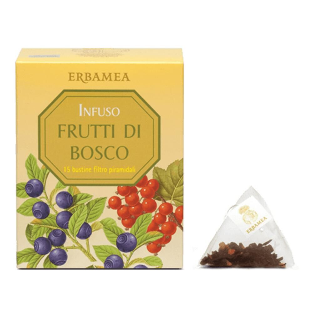 Erbamea Srl nfuso Frutti di Bosco 45g - Marca NaturInfusi, Tisana Biologica, 45 Grammi, Frutti di Bosco