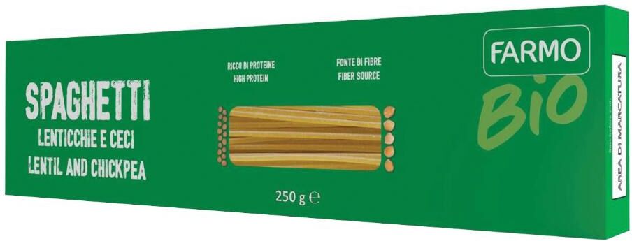 Farmo Spa FARMO Bio Spaghetti Lenticchie Ceci