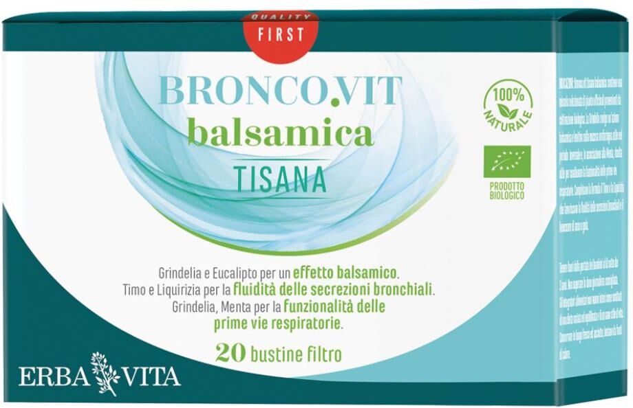 Erba Vita Broncovit Tisana Bals 12bust