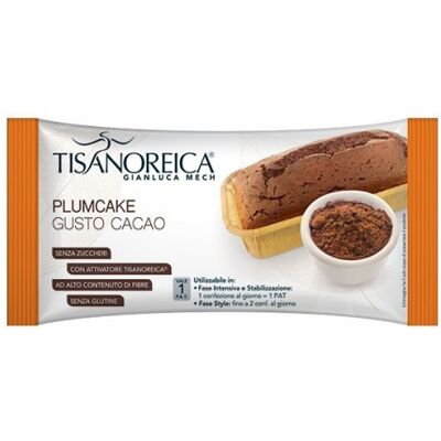 GIANLUCA MECH Srl Tisanoreica Style Plumcake Cacao 45g - Snack Gustoso e Nutriente GIANLUCA MECH Srl Tisanoreica Style Plumcake Cacao 45g - Snack Gustoso e Nutriente
