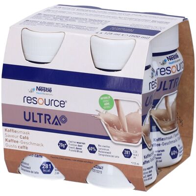 Nestlé Resource Ultra+ Caffè 4 Bottiglie - Alimento Medico Nestlé Resource Ultra+ Caffè 4 Bottiglie - Alimento Medico
