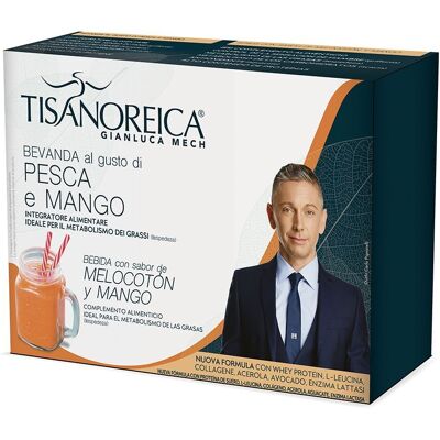Gianluca Mech Spa Tisanoreica Bevanda Pesca Mango 4x29g - Gusto Pesca e Mango Gianluca Mech Spa Tisanoreica Bevanda Pesca Mango 4x29g - Gusto Pesca e Mango
