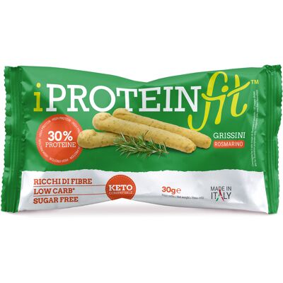 CK FOOD Srl Iproteinfit Grissini al Rosmarino, 30 g CK FOOD Srl Iproteinfit Grissini al Rosmarino, 30 g