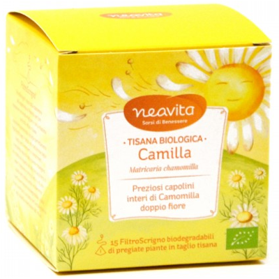 Tisana biologica di camomilla Neavita Camilla - Tisana alle erbe Tisana biologica di camomilla Neavita Camilla - Tisana alle erbe