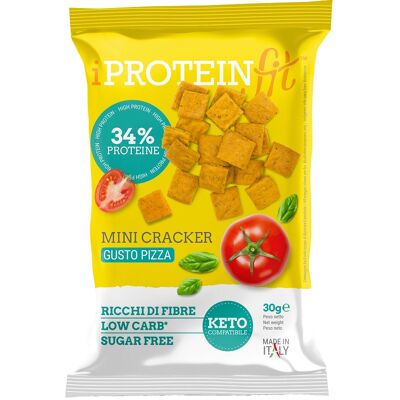 CK FOOD Srl Iproteinfit Mini Cracker Pizza, 30 g CK FOOD Srl Iproteinfit Mini Cracker Pizza, 30 g