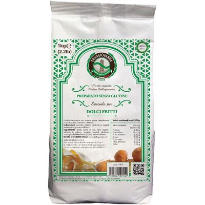Mix di Farina Senza Glutine per Dolci Fritti di Molino Dallagiovanna Mix di Farina Senza Glutine per Dolci Fritti di Molino Dallagiovanna