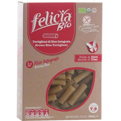 Felicia Pasta di riso integrale biologica - Tortiglioni senza glutine Felicia Pasta di riso integrale biologica - Tortiglioni senza glutine