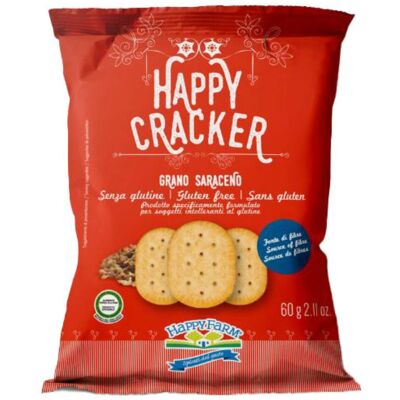 Happy Farm Cracker - Gusto classico senza glutine 60g Happy Farm Cracker - Gusto classico senza glutine 60g