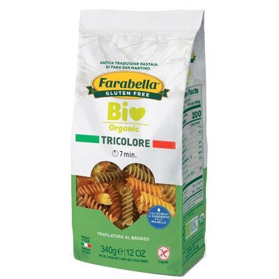 Bioalimenta Srl Farabella Bio Fusilli Tricolore - Pasta Bioalimenta Srl Farabella Bio Fusilli Tricolore - Pasta