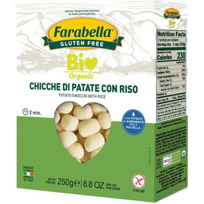 Gnocchi di Patate con Riso - Gluten Free Italia 250g Gnocchi di Patate con Riso - Gluten Free Italia 250g