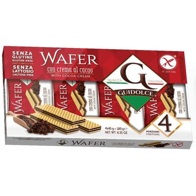 Guidolce Modello - Wafers con Crema al Cacao - Senza Glutine Guidolce Modello - Wafers con Crema al Cacao - Senza Glutine