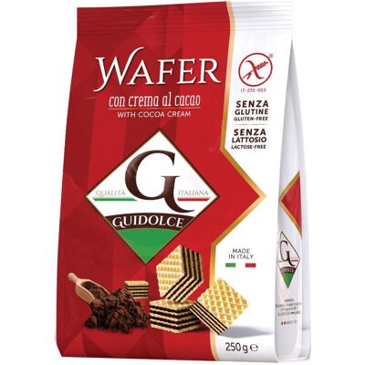 Guidolce Guidolce Waffle Gusto Cacao senza glutine 250g Guidolce Guidolce Waffle Gusto Cacao senza glutine 250g