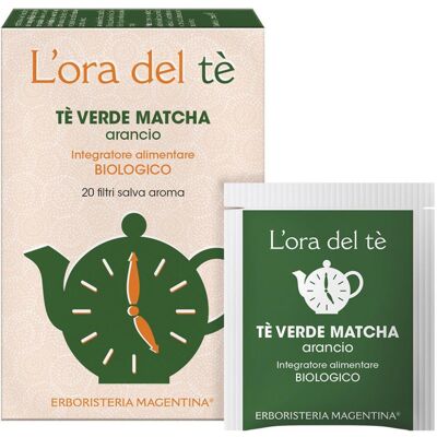 Tè Verde Matcha Arancio Bio - Tisana Naturale Tè Verde Matcha Arancio Bio - Tisana Naturale