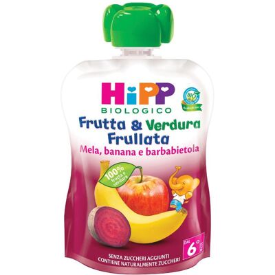 HIPP ITALIA Srl Hipp, Frutta & Verdura Frullata Mela Banana e Barbabietola, 90 g HIPP ITALIA Srl Hipp, Frutta & Verdura Frullata Mela Banana e Barbabietola, 90 g