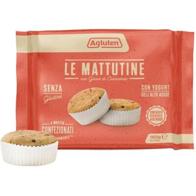 Agluten Barre Yogurt e Gocce di Cioccolato - Senza Glutine - 160g Agluten Barre Yogurt e Gocce di Cioccolato - Senza Glutine - 160g