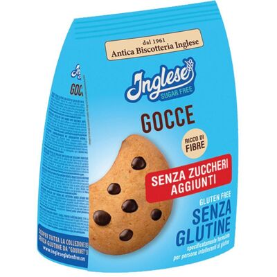 Biscotti Gocce di Cioccolato - Senza Zuccheri Aggiunti - 200g Biscotti Gocce di Cioccolato - Senza Zuccheri Aggiunti - 200g