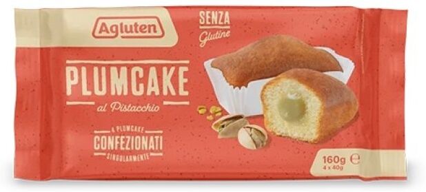 Nove Alpi Srl AGLUTEN PlumCake Pistacc.4x40g