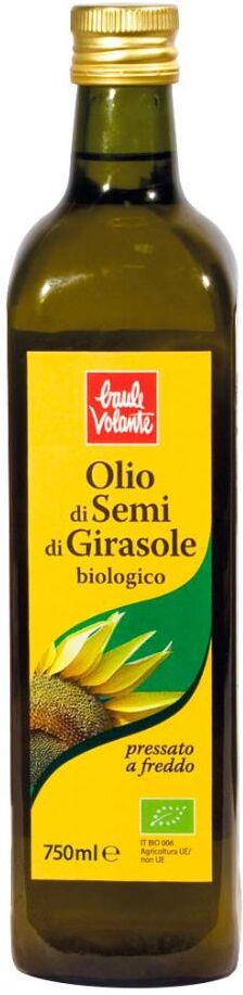 Biotobio Srl Baule Volante Olio Di Semi Di Girasole Biologico Preparato A Freddo 750ml