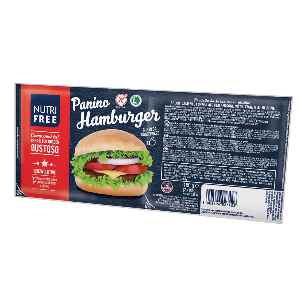 Nuova Terra NUTRIFREE Panino per Hamburger 90g x 2