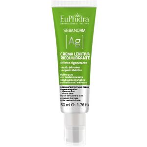 Zeta Farmaceutici Spa Euphidra Sebanorm Ag Crema Lenitiva 50ml - Crema Lenitiva per Pelli Impure con Tendenza Acneica