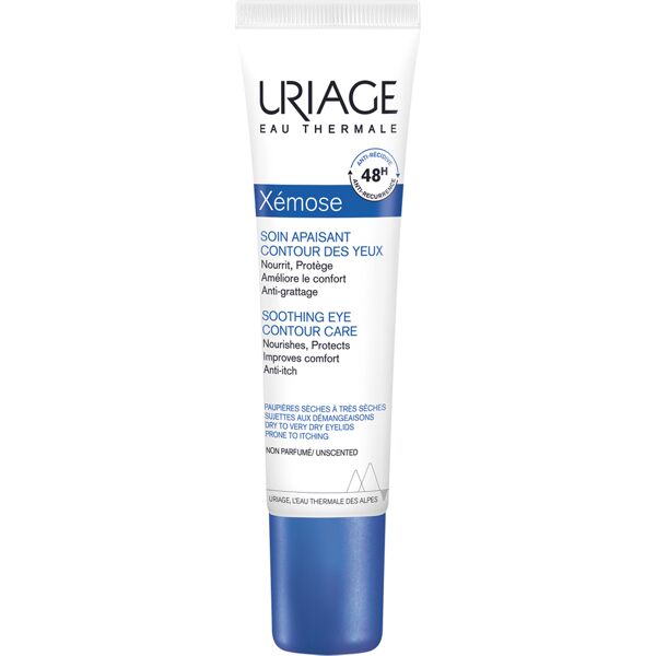 uriage xemose - contorno occhi lenitivo 15ml, crema contorno occhi per pelle sensibile