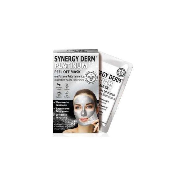 planet pharma synergy derm - platinum peel off mask 4x7g