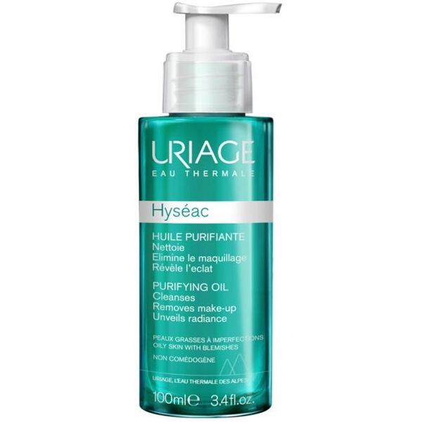 uriage hyséac - olio purificante 100ml, trattamento viso naturale per pelle grassa e impura