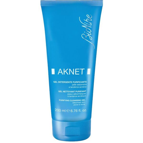 bionike aknet gel detergente purificante 200 ml - detergente per pelle acneica