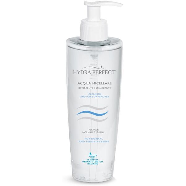 abc farmaceutici spa hydra perfect acqua micellare 250ml - struccante e detergente delicato per una pelle radiante