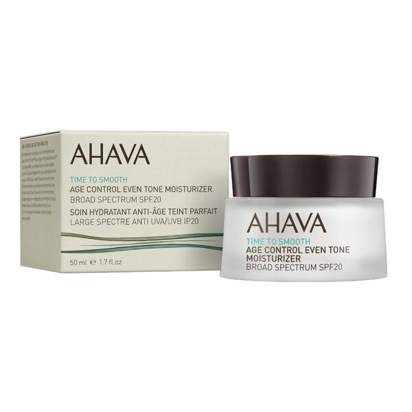 ahava srl ahava - time to smooth crema viso idratante spf20 50ml: protezione e correzione per una pelle radiosa