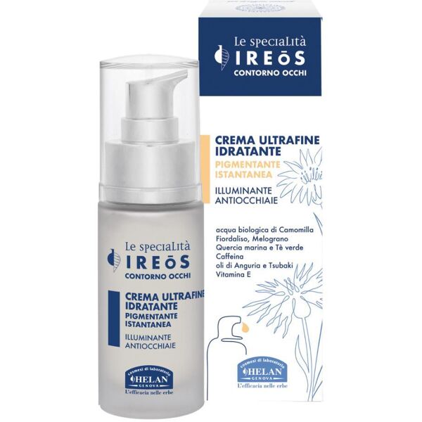 helan cosmesi srl helan ireos contorno occhi crema ultrafine idratante pigmentante istantanea 30ml - illumina il tuo sguardo con freschezza e setosità