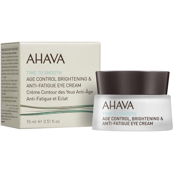 ahava srl ahava - time to smooth crema occhi 15ml: risveglia e illumina lo sguardo