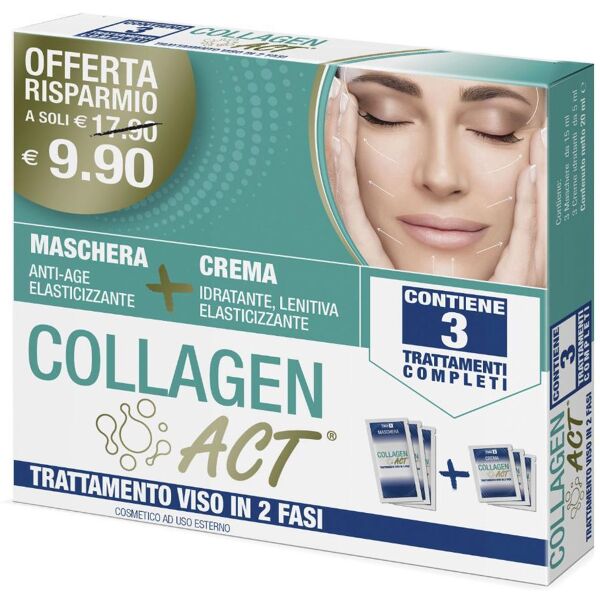 f&f srl collagen act - trattamento viso 2 fasi