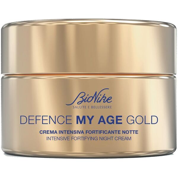 defence my age gold - crema intensiva fortificante notte bionike 50ml