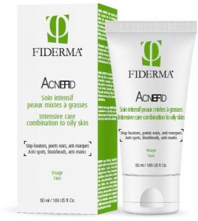 unika labs srl acnefid crema p/m-g 50ml - crema viso per pelle acneica e mista - tubo da 50 ml