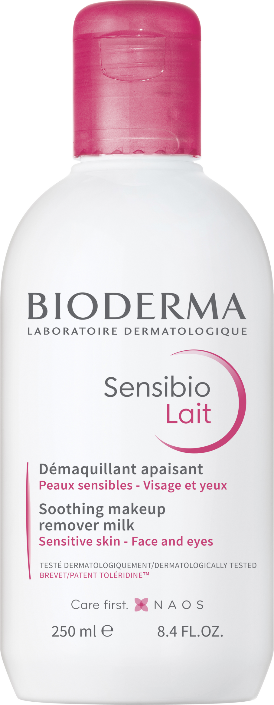 bioderma sensibio milk latte 250ml - latte struccante per pelli sensibili: delicatezza senza risciacquo